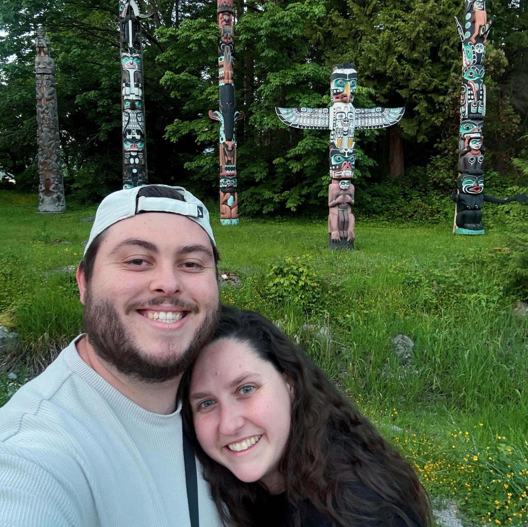 Got to see the iconic Stanley Park totem poles - Vancouver