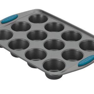 Nonstick Bakeware - Muffin and Cupcake Pan | Rachael Ray - Blue