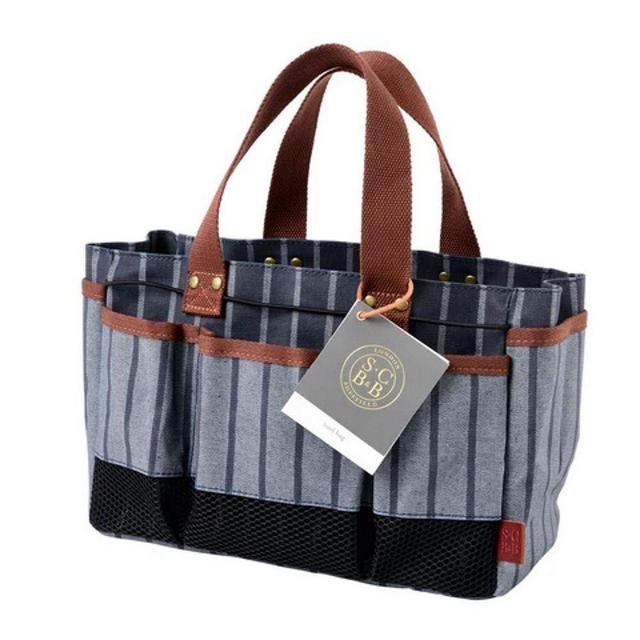Burgon & Ball Sophie Conran Garden Tool Storage Bag Holder with 8 Pockets | 100% Cotton | Water-Resistant Coating | Wipe-Clean Lining |