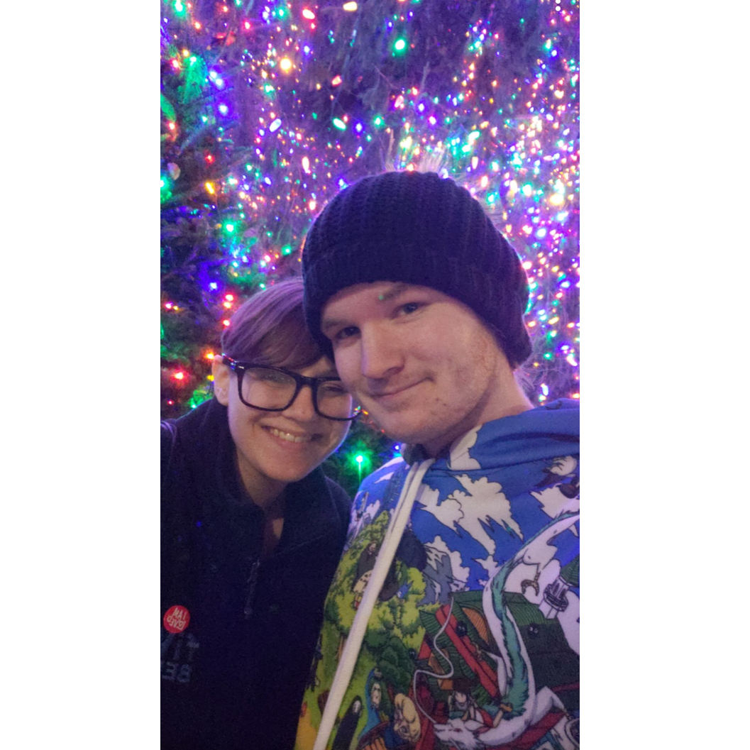 During that honeymoon in Chicago, the Christmas lights were up and in full display, lighting the city in a spectacular light.