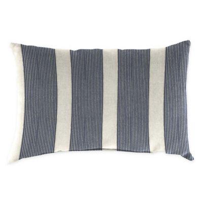 Jordan Manufacturing Striped Oblong Indoor/Outdoor Throw Pillow