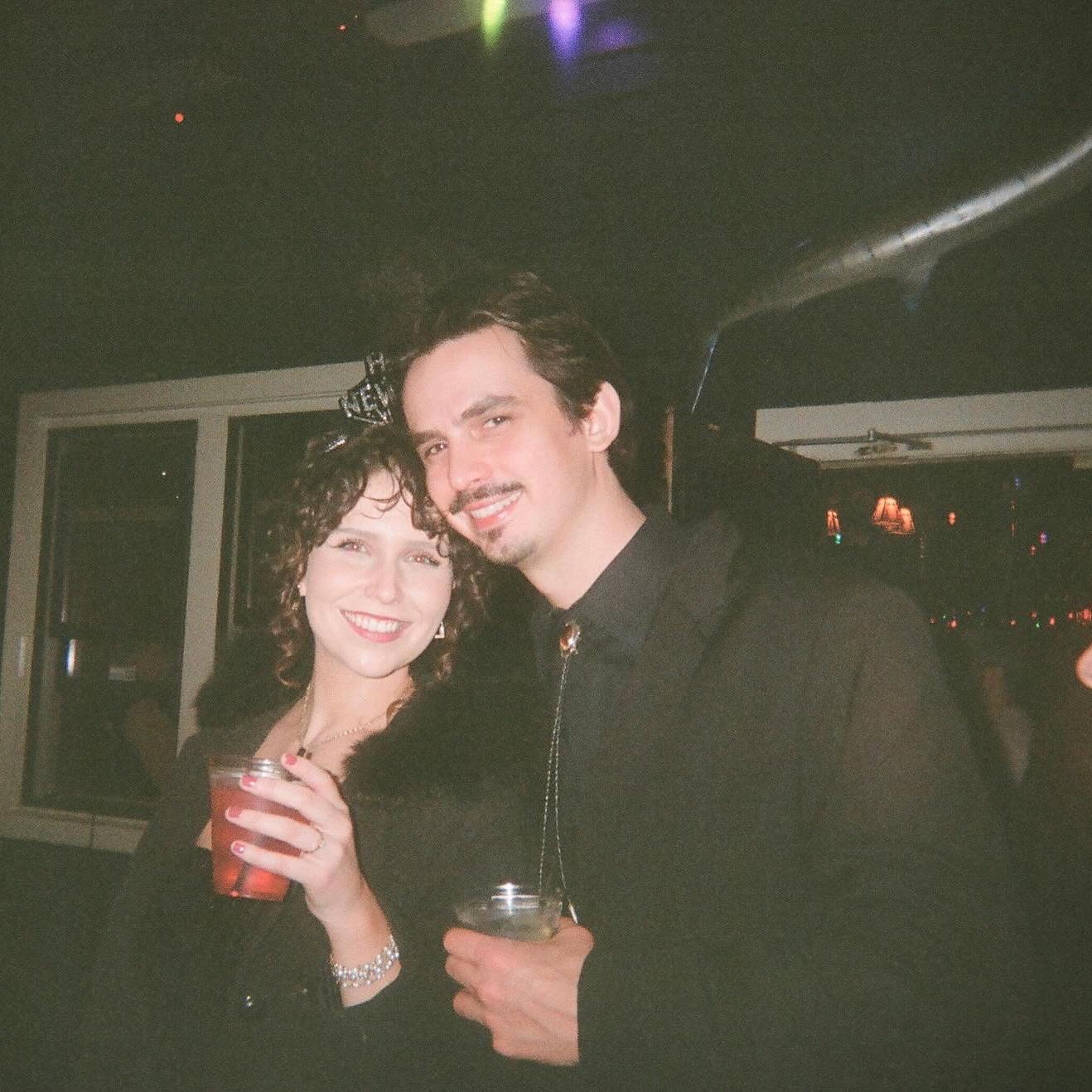NYE 2023–the night we got engaged!
