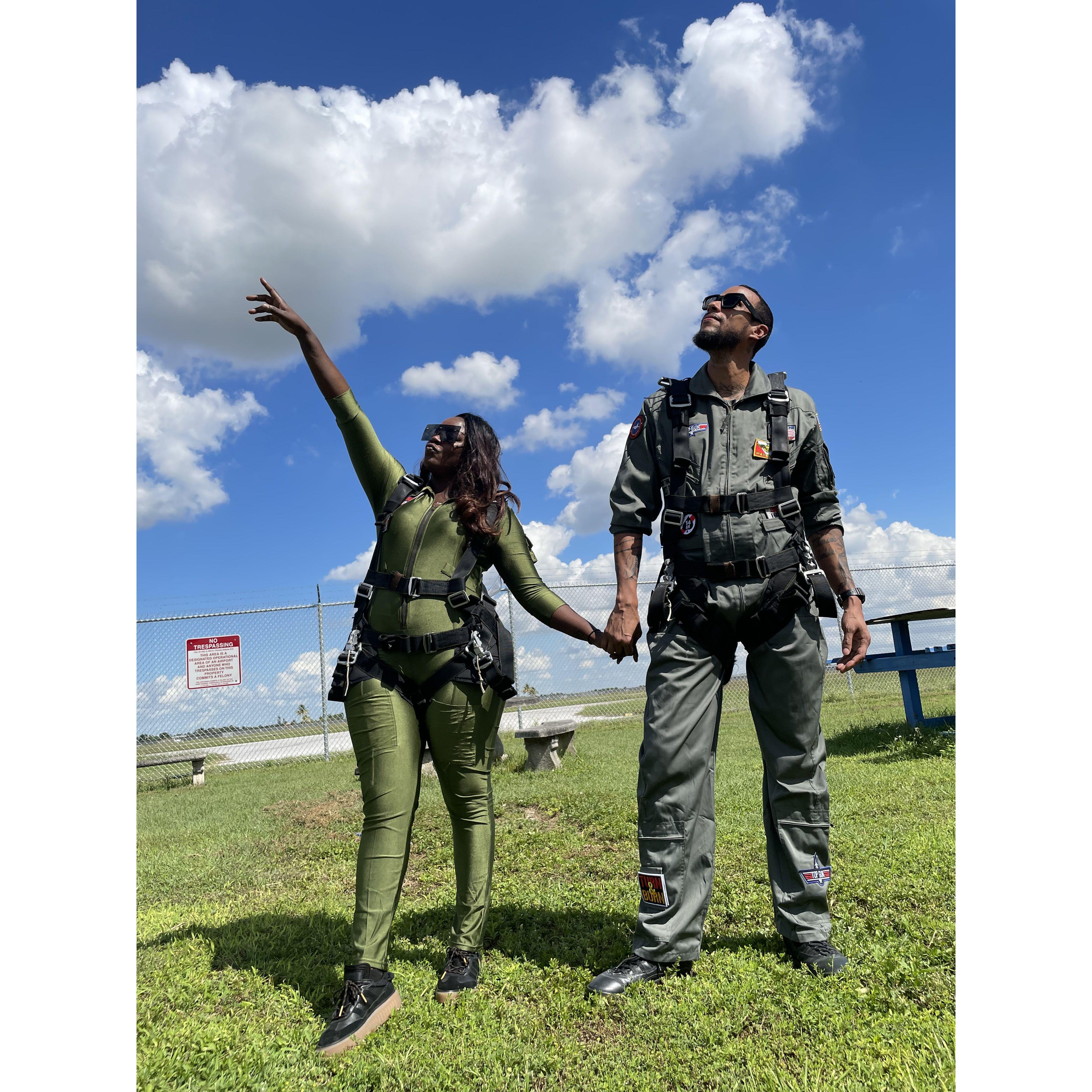 Ave's 40th- Skydiving
