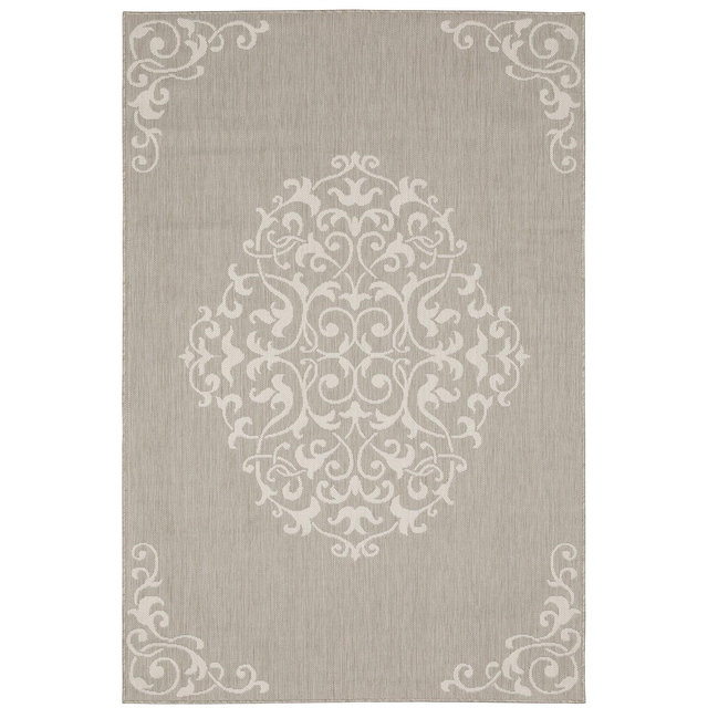 Oriental Weavers Portofino Outdoor 6649W 5'3" x 7'3" Area Rug