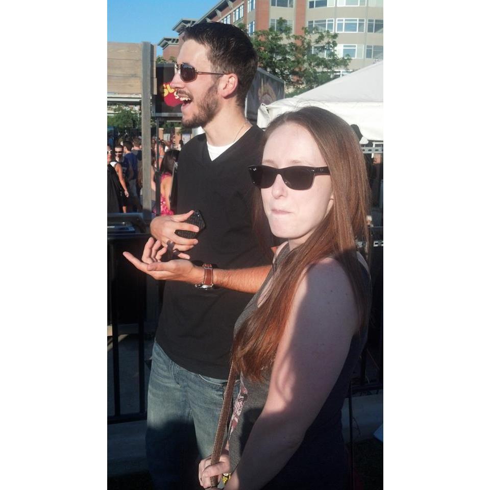 This is the first picture taken of Ryan and Heather - at a Sugar Ray concert at Stage AE!