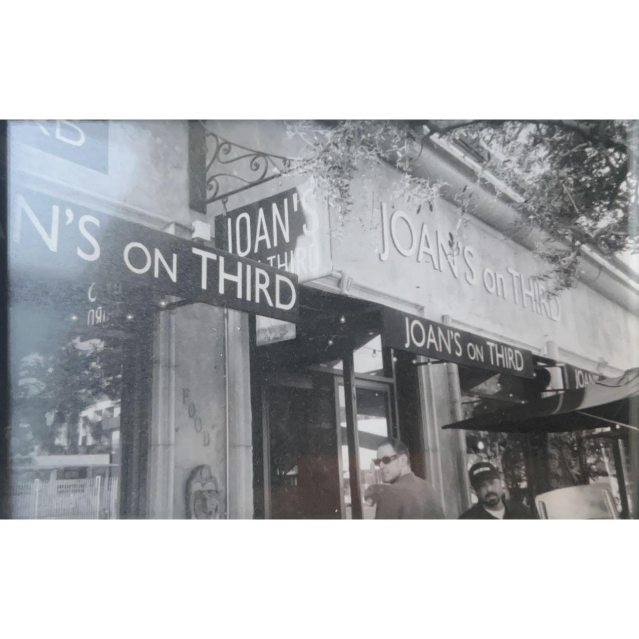 George infront of Joan's. Natalie's favorite picture of him!