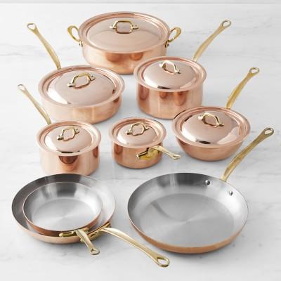Mauviel Copper M'150 B 15-Piece Cookware Set