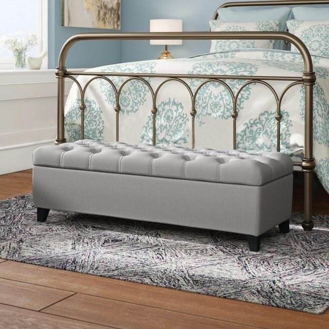Amalfi Upholstered Flip Top Storage Bench