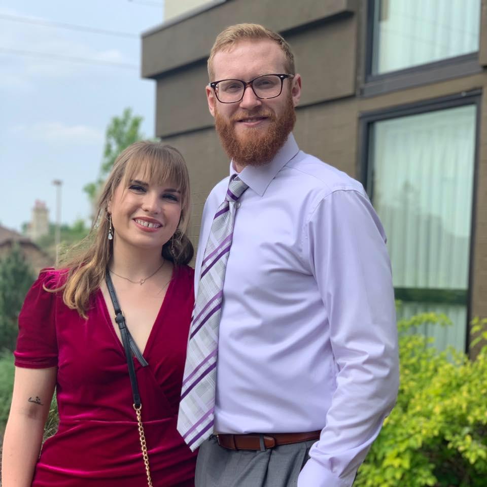 Our time at a friend's wedding!