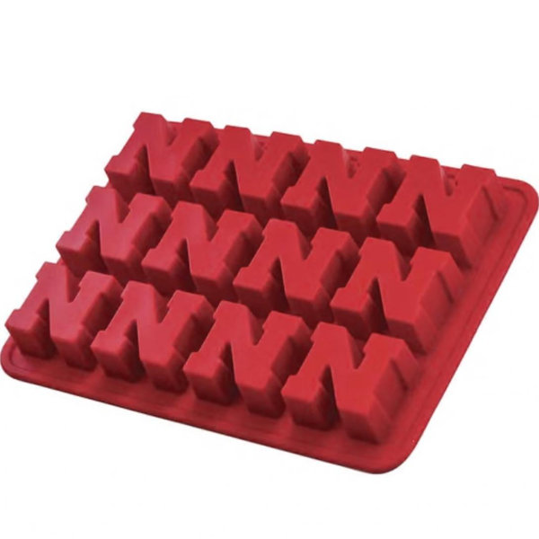 Nebraska Cornhuskers 2 Pack Silicone Ice Cube Tray