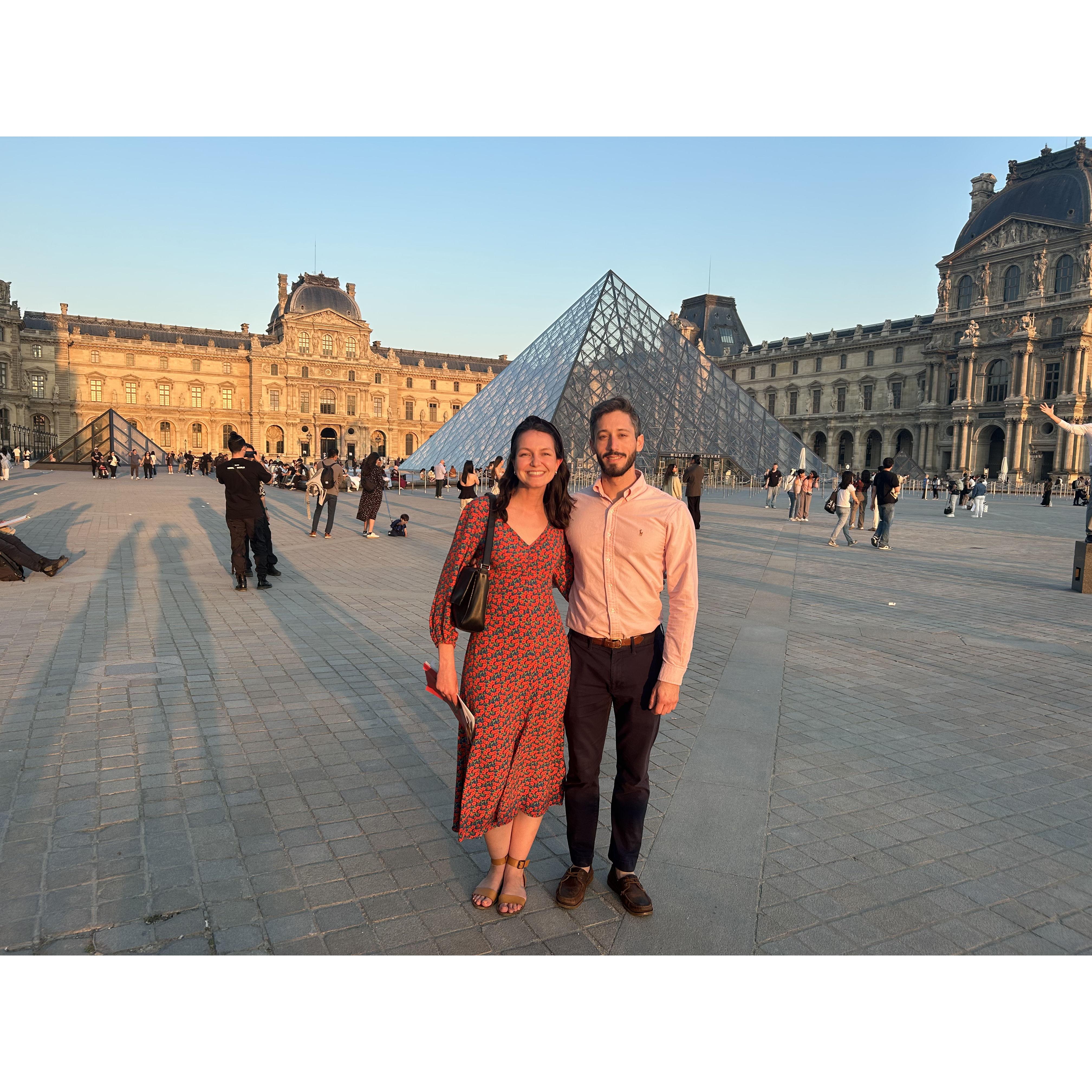 Golden Hour at the Louvre - May 2025