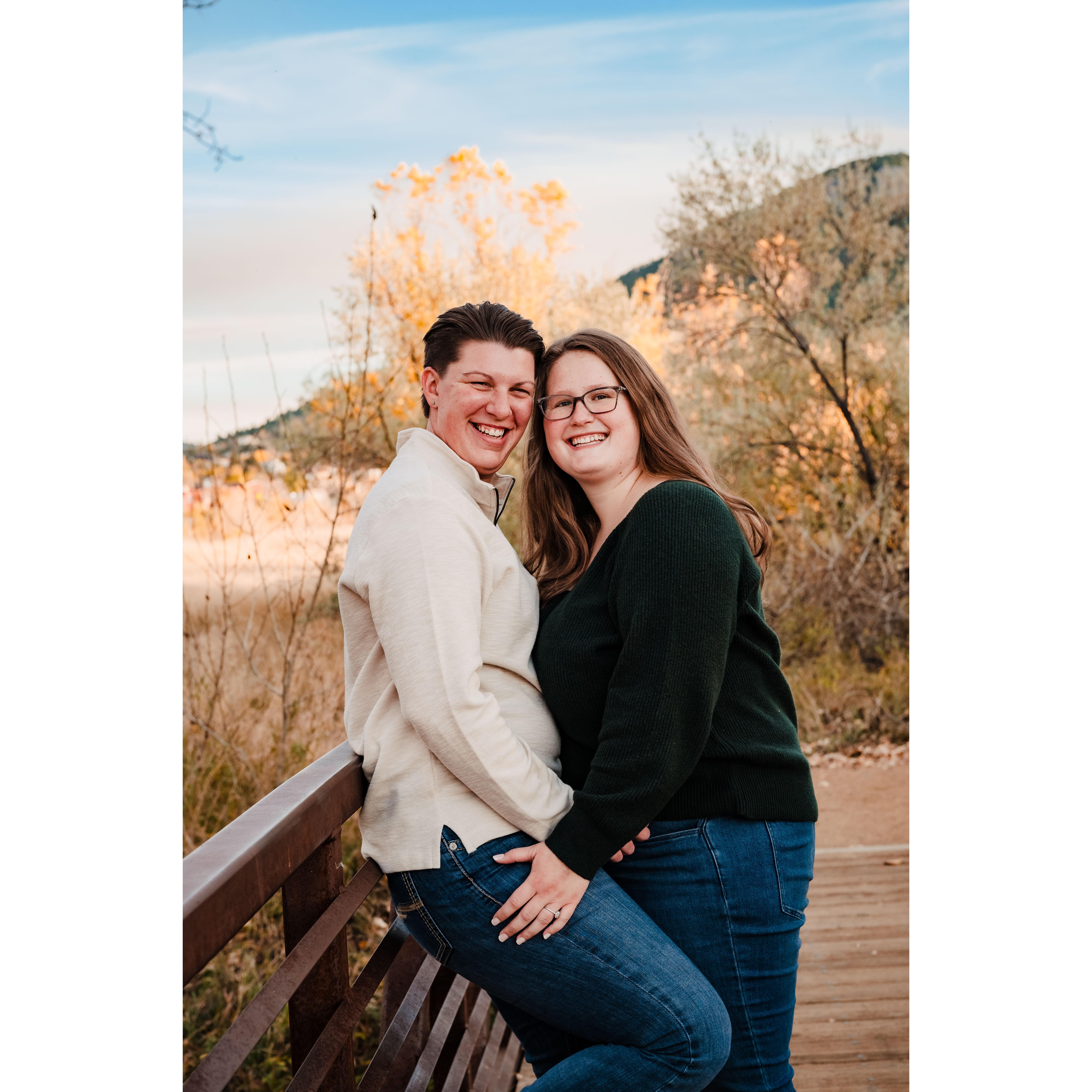 In love with our engagement photos.