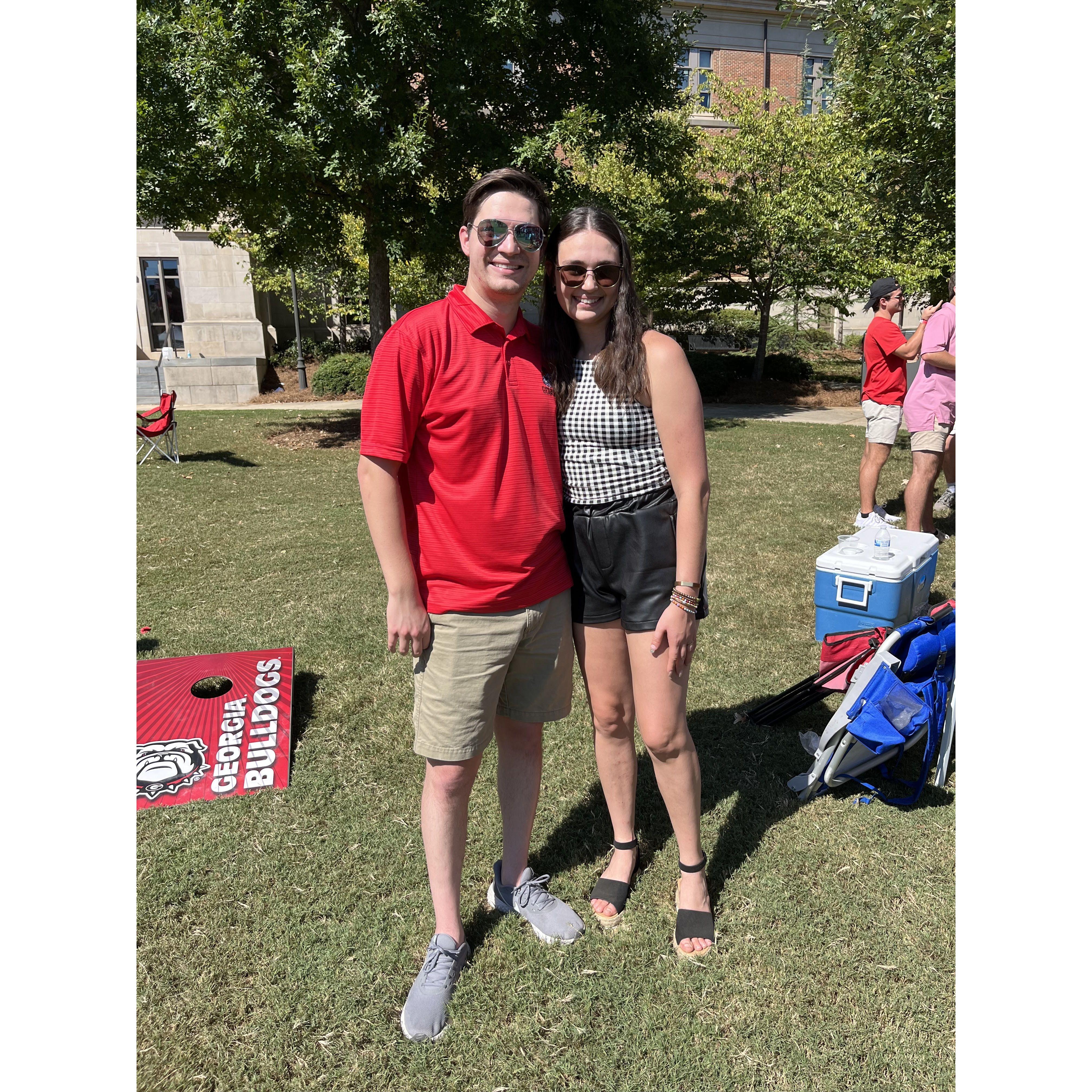 UGA gameday at the annual Nelson tailgate in 2021