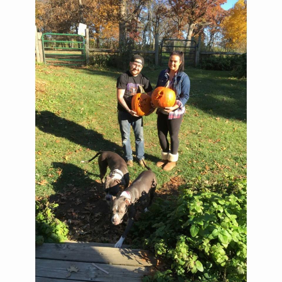 Many Halloween's spent together carving pumpkins