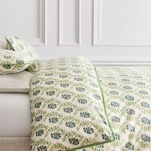 Jawahar Duvet Cover, Celadon, Queen
