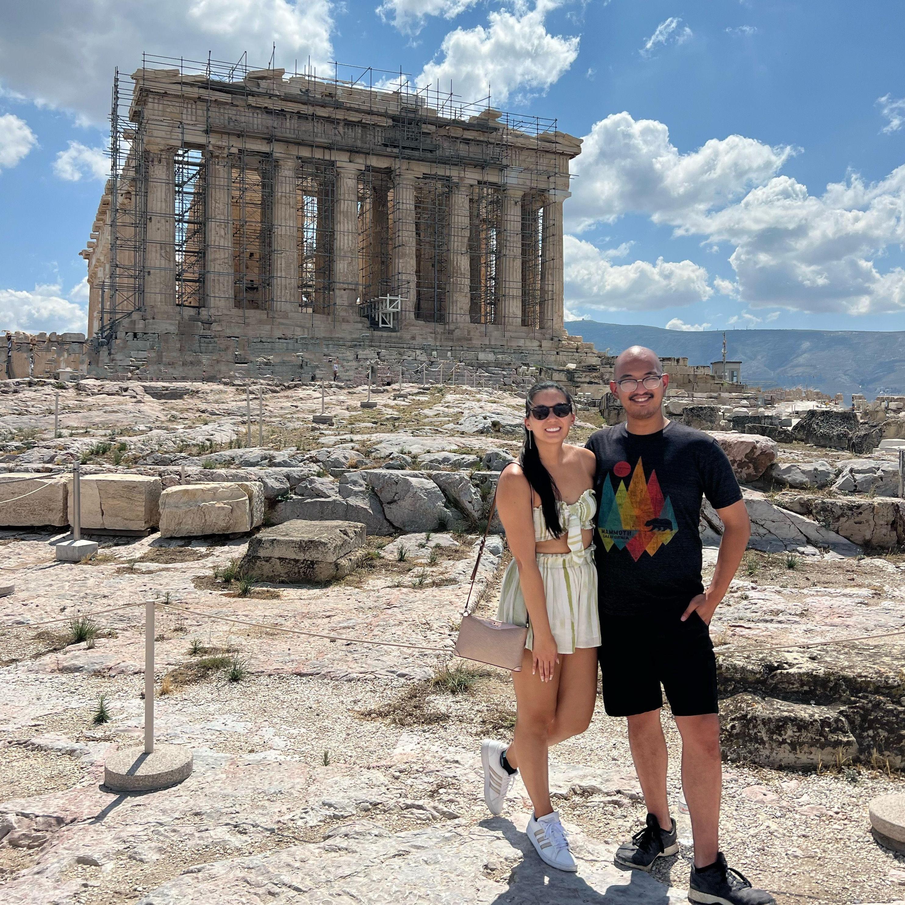 Acropolis in Athens, Greece. June 27, 2023