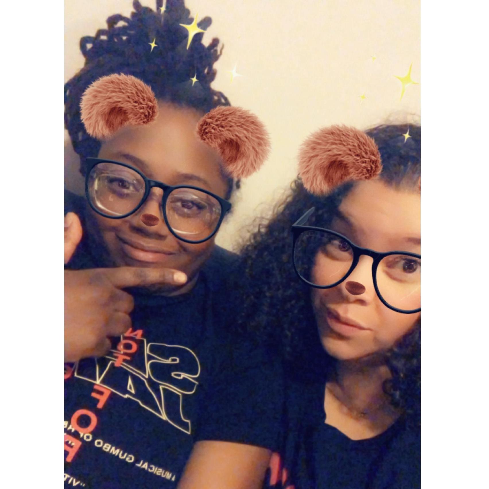Our first picture together! 📷
