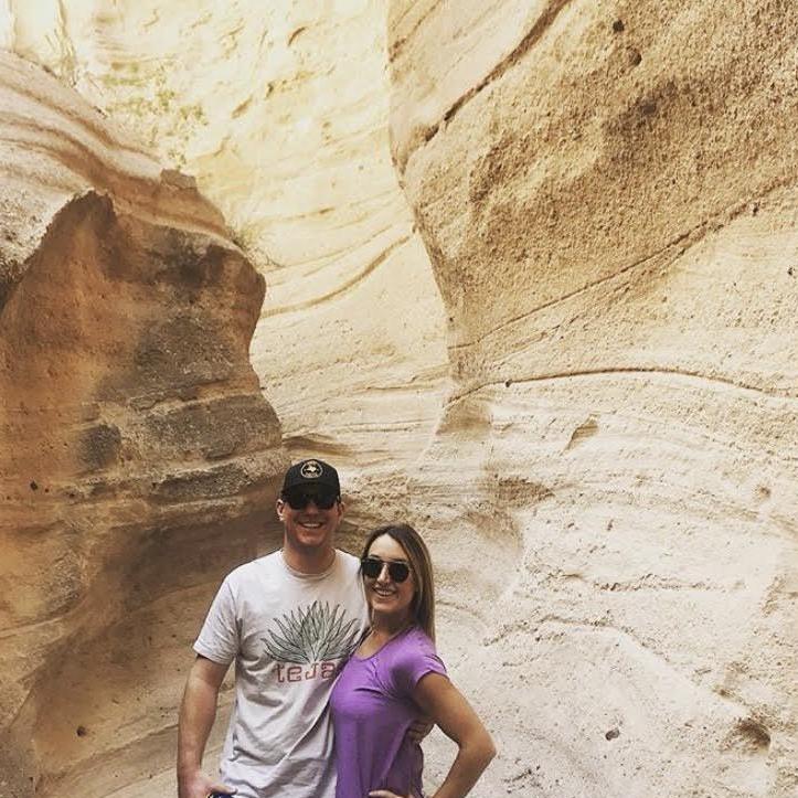 Blake's first time visiting my family in New Mexico