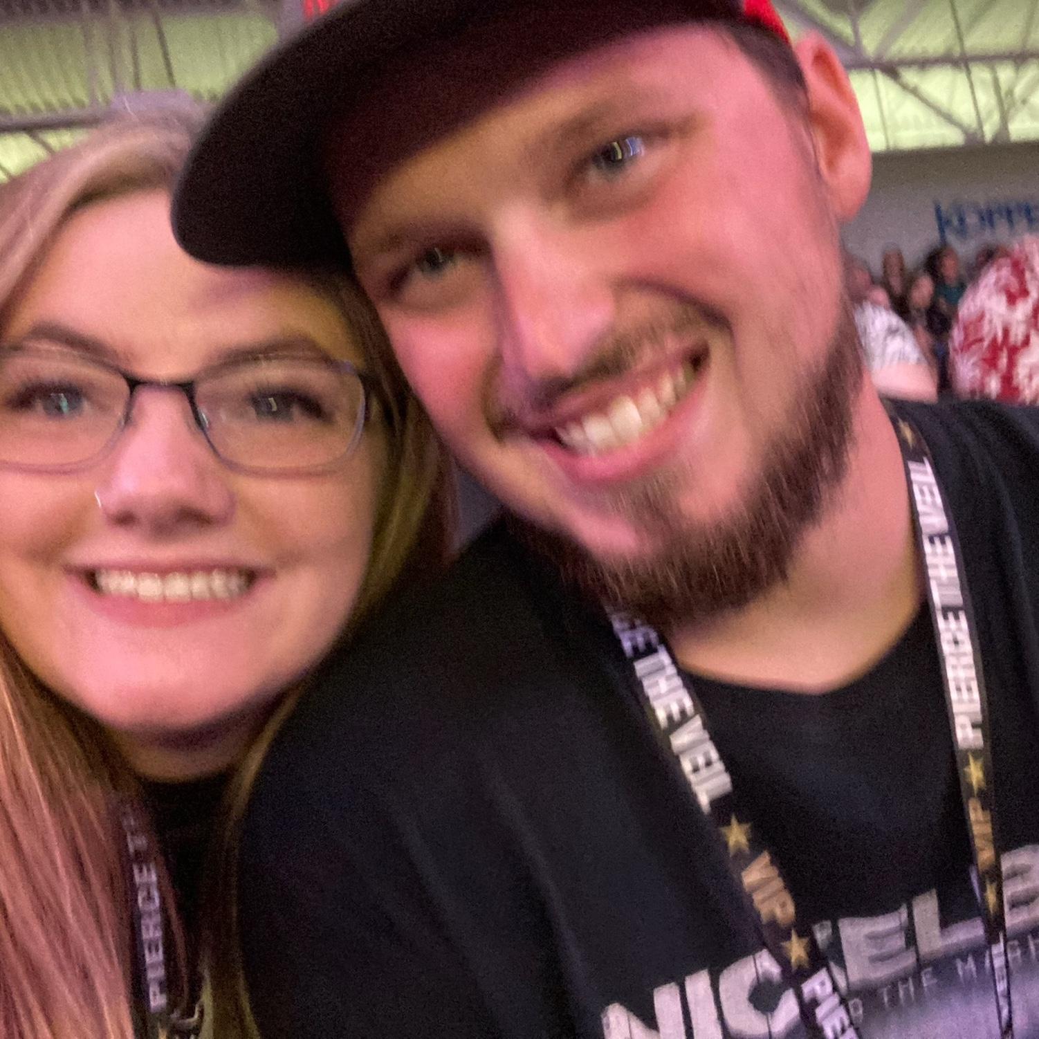 Going to our first concert together ❤️ PTV and I Prevail