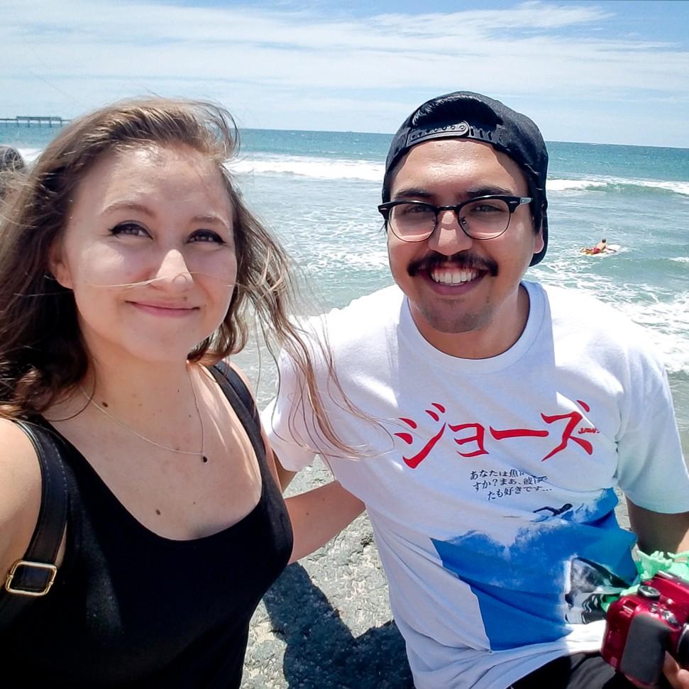 Beach day in California