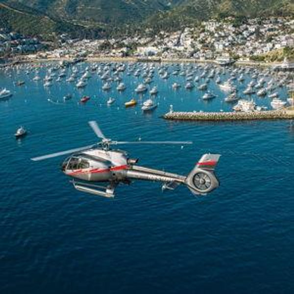 Helicopter Flights To and From Island and Tour