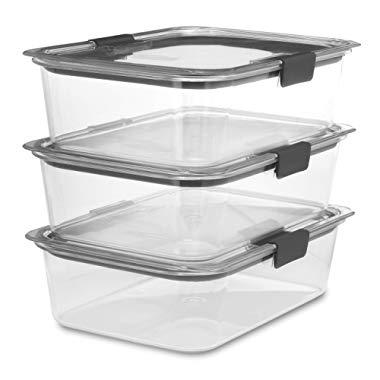 Tupperware Heritage 3pc (5.25c, 8c, 11.75c) Plastic Food Storage