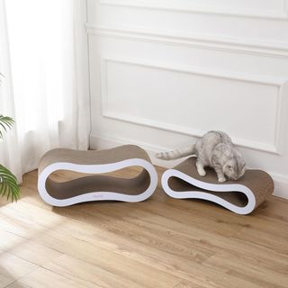 Suvi Infinity 2-in-1 Lounge Bed Cat Scratcher with Catnip