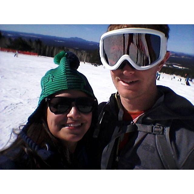 First time snowboarding together in Flagstaff in 2014...little did we know we'd end up in Colorado.