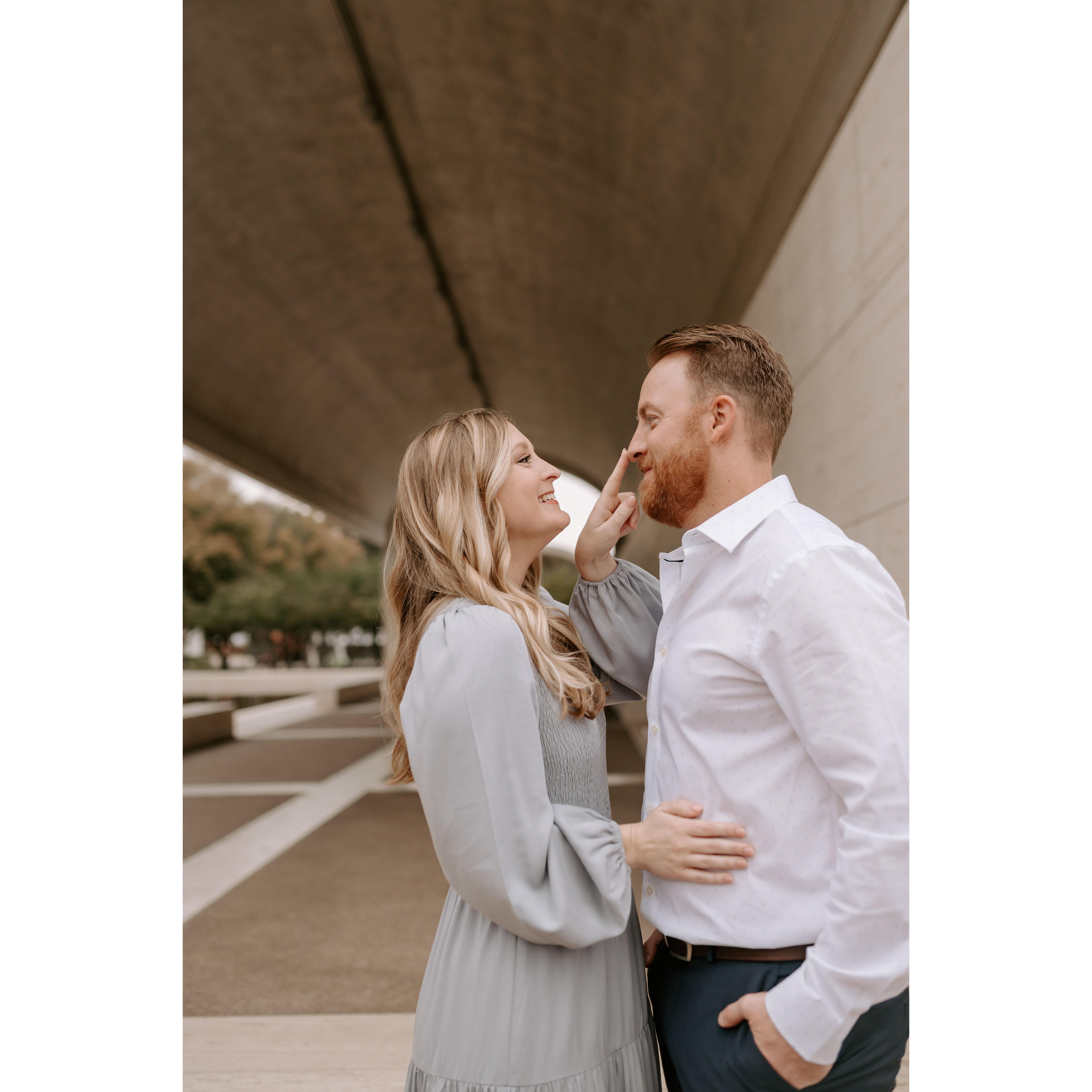 Engagement photos by the lovely, Melissa Koss.