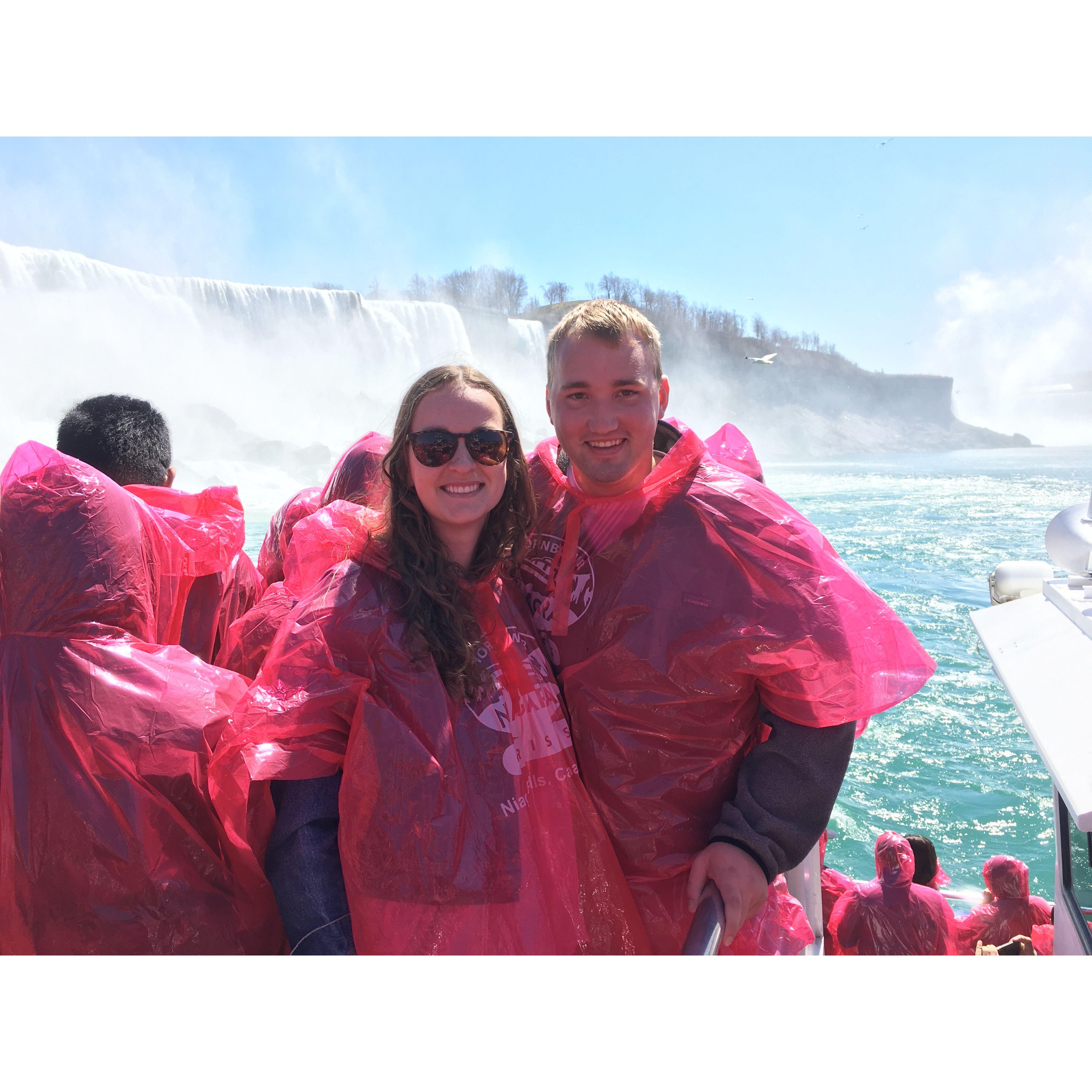 Our 6 month anniversary at Niagara Falls in 2016