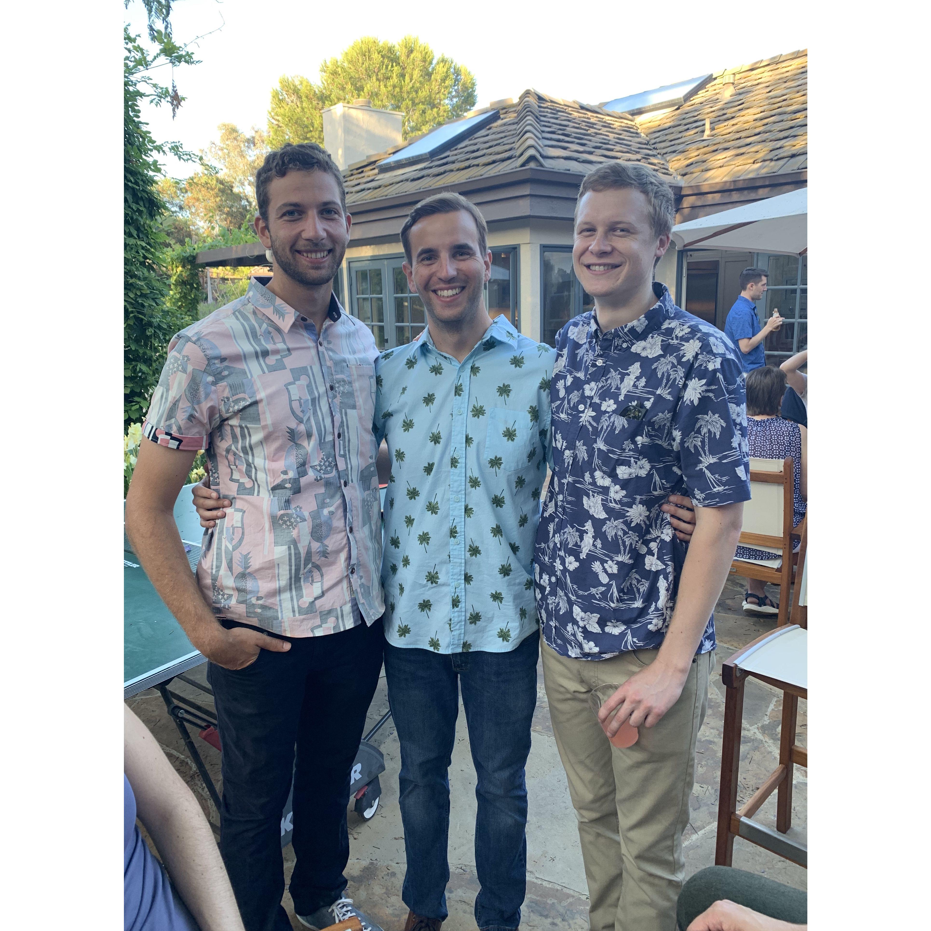 Trevor with Jesse & Nick, 2019