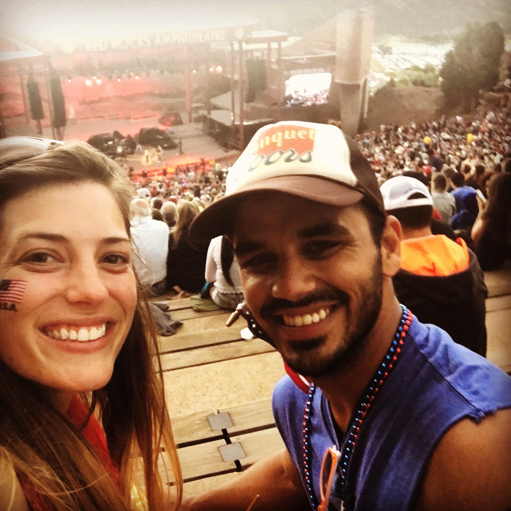 Red Rocks, Colorado. The first time Daniel said "I love you."