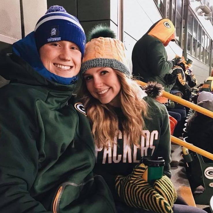 Freezing at a Packer game. December 2017.