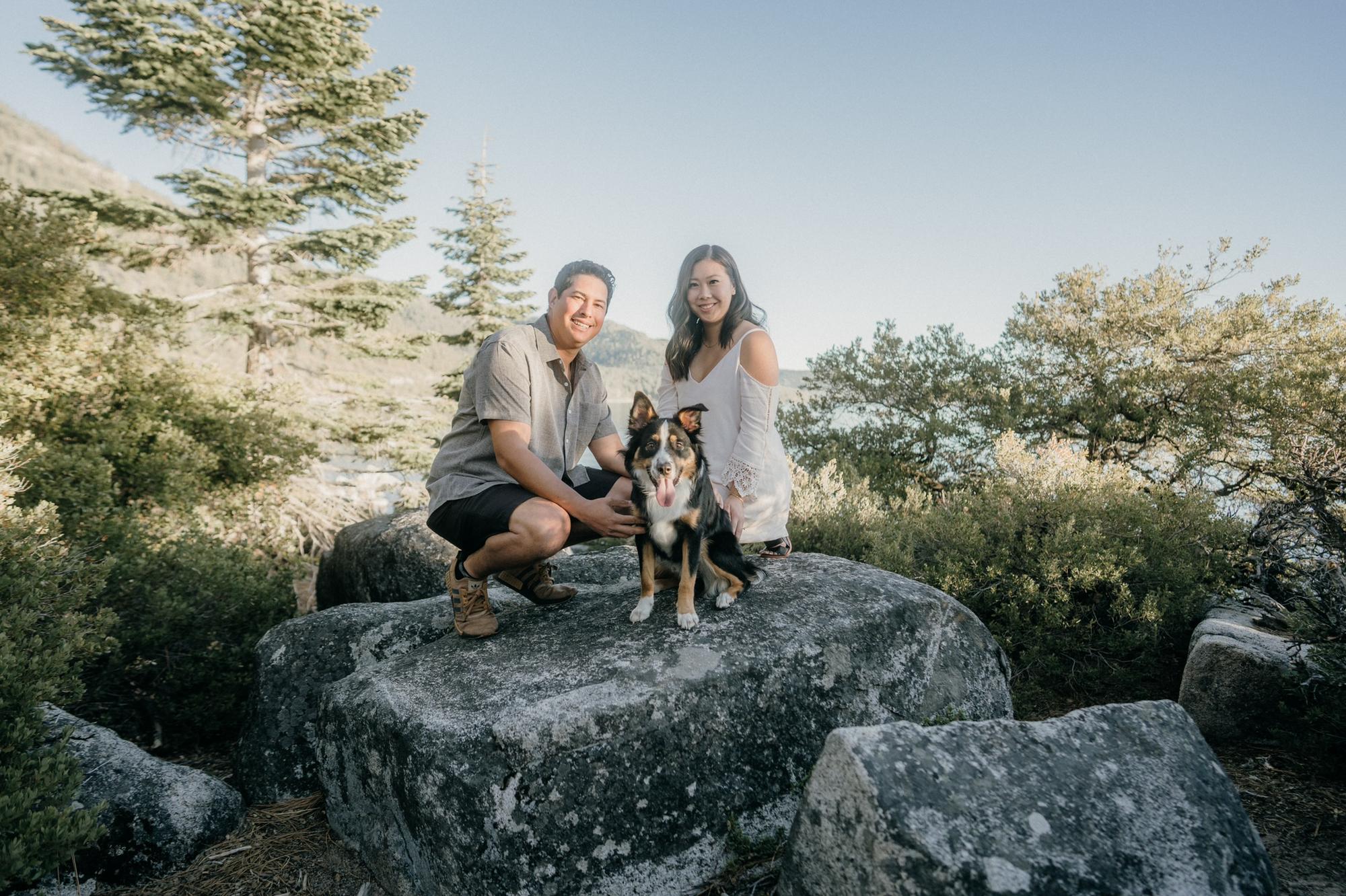 Engagement Photos - Sand Harbor Beach, Lake Tahoe