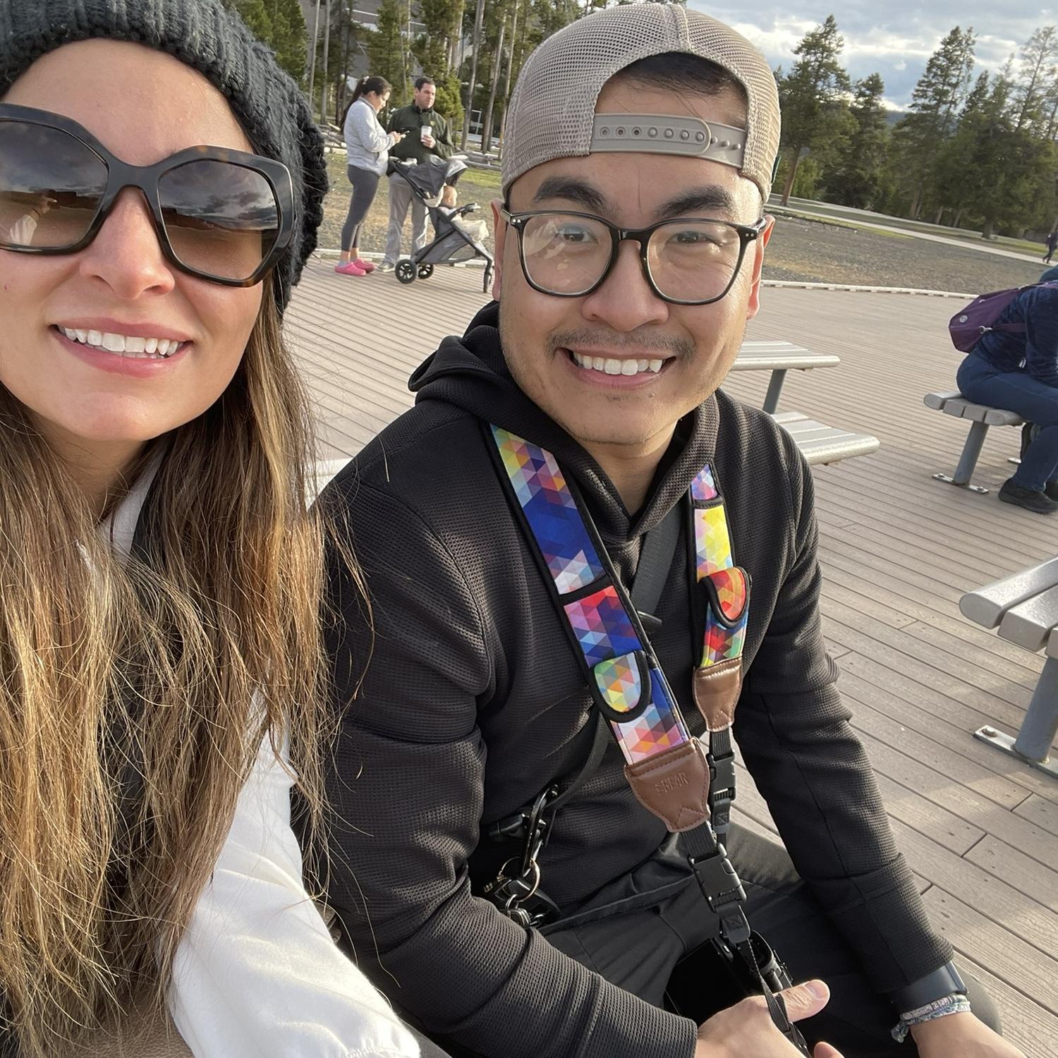 Old Faithful at Yellowstone National Park, Wyoming
