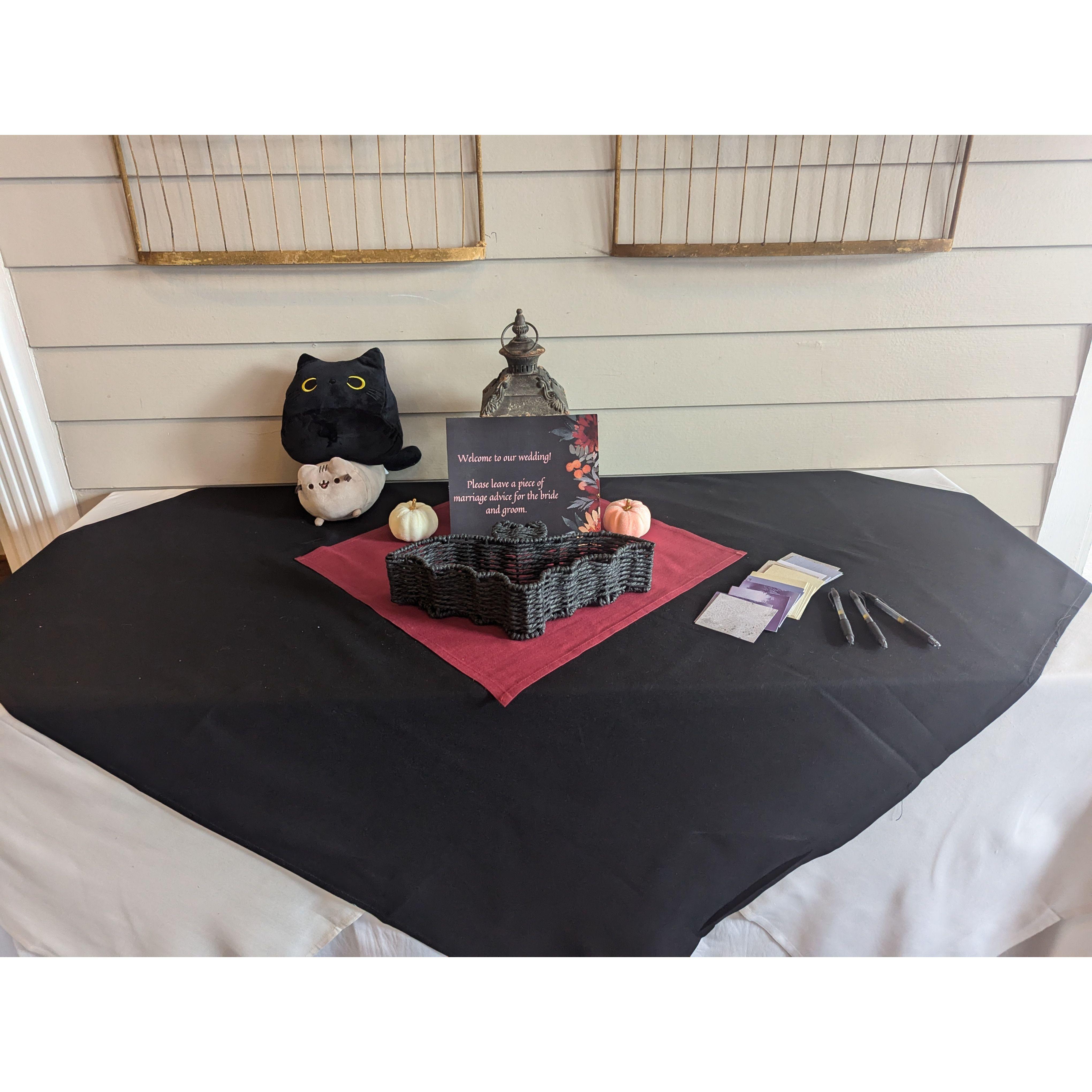 We collected pieces of advice from guests for our life together!