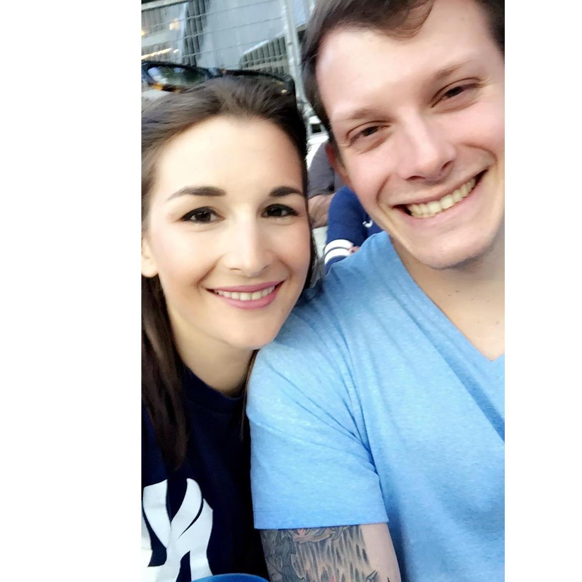 One of the many New York Yankee games we've been to together
