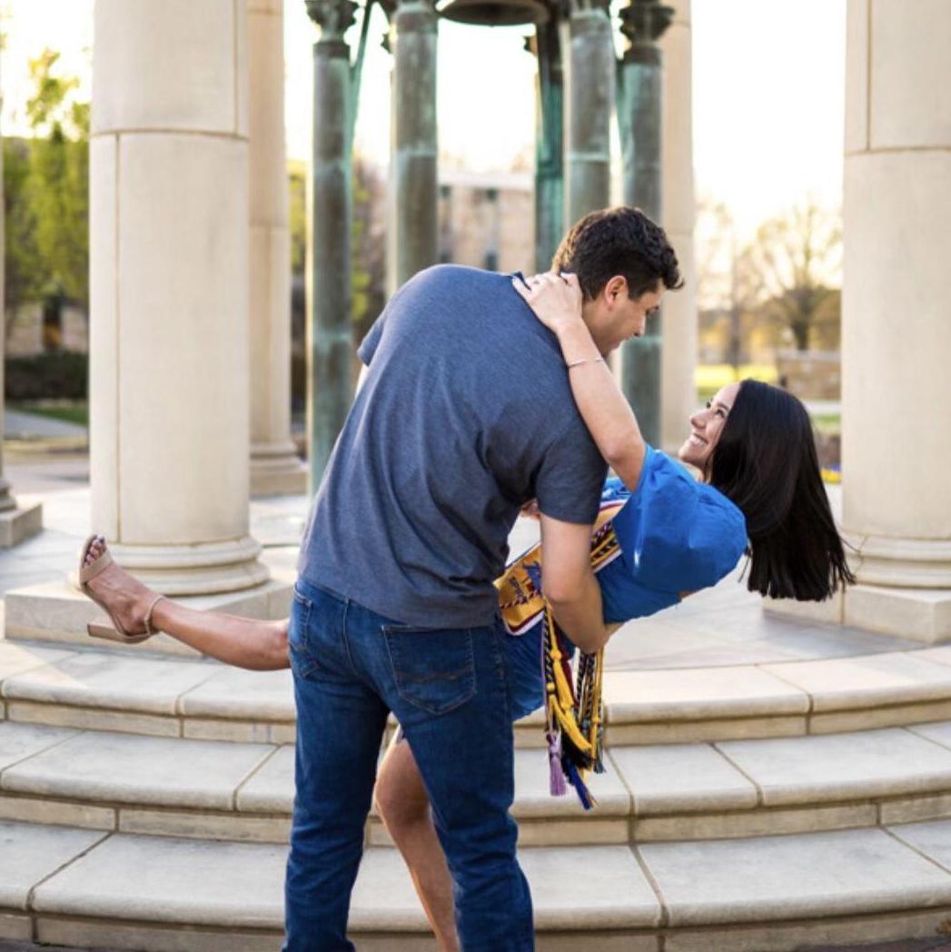 May 15, 2021 - Hector celebrated McKenna's undergraduate accomplishments with lots of love! Big cheers for her Biochemistry and Chemistry degree.