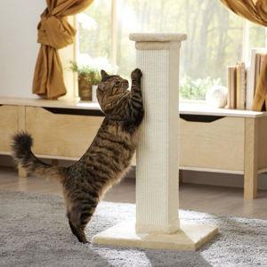 Frisco 33-in Heavy Duty Sisal Scratching Post, Cream