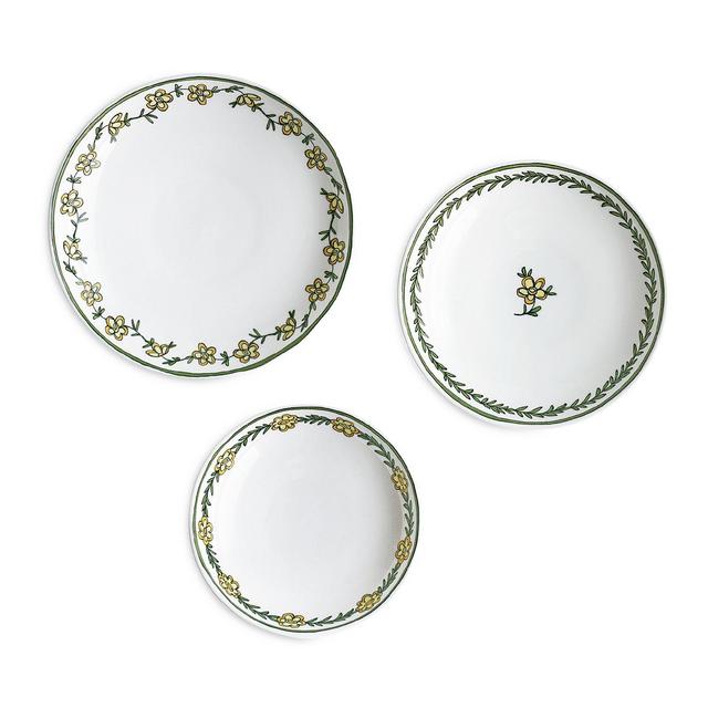 Twig New York H. Daisy Chain Assorted Canape Dishes, Set of 3