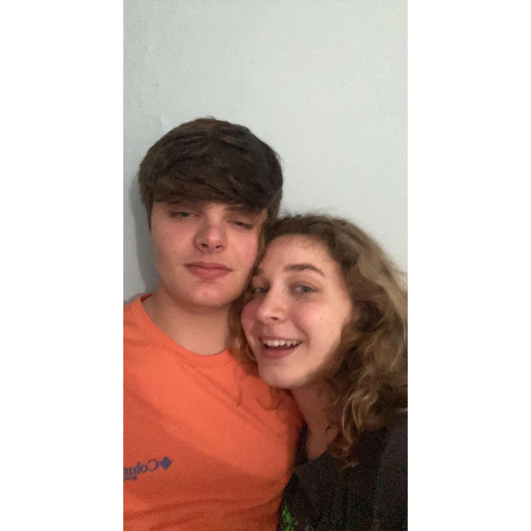 Our very first photo together.