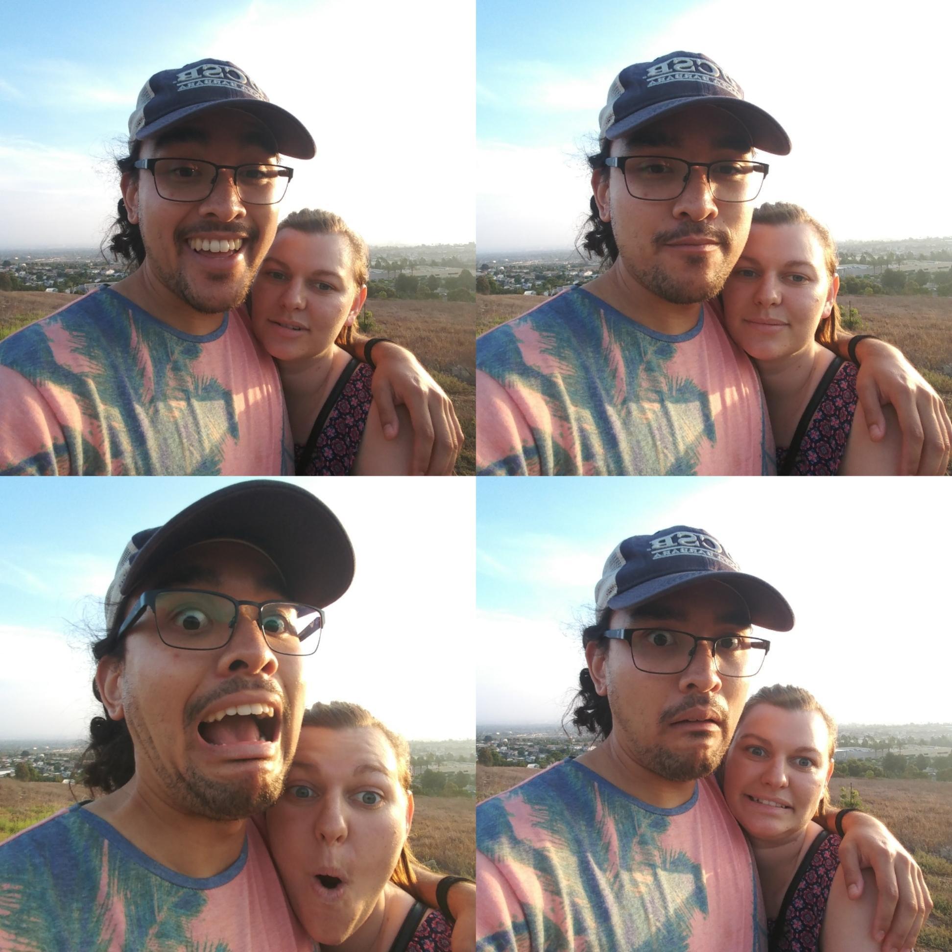 Emily visiting Stevyn in his hometown of Irvine