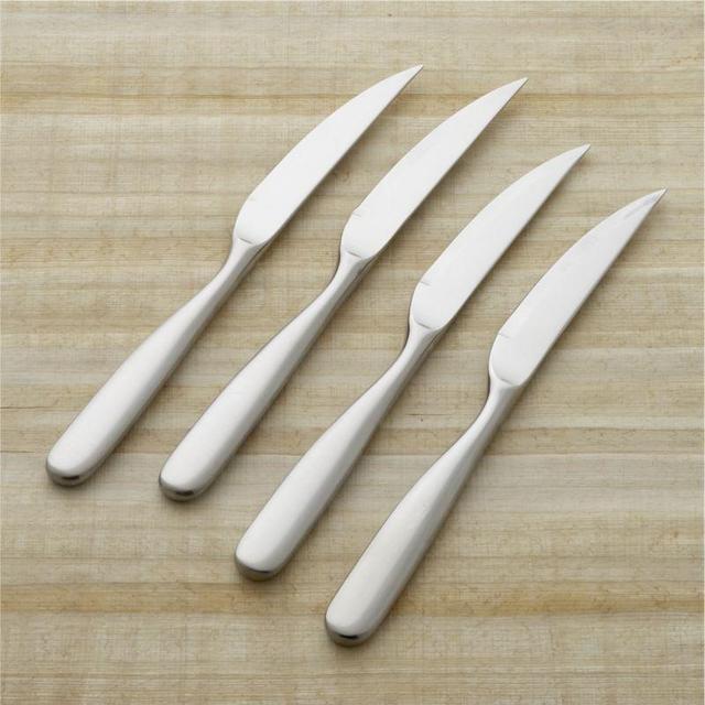Stanton Satin Steak Knives, Set of 4