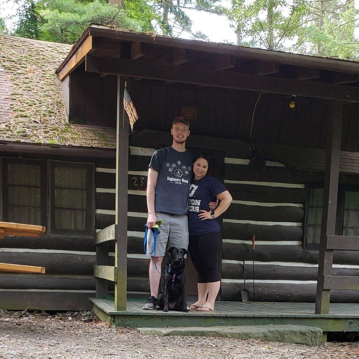 Our first cabin in Cook Forest! Cook Forest State Park, PA 2019