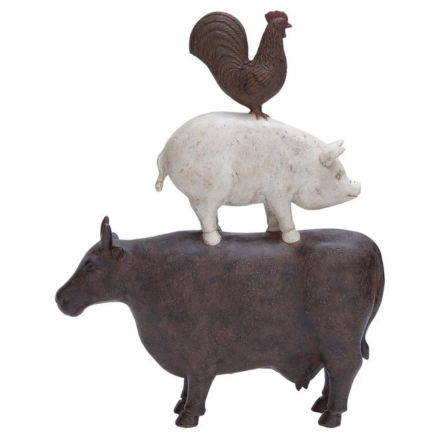 Amazing Animals Stack Sculpture (11"x14")- Olivia & May