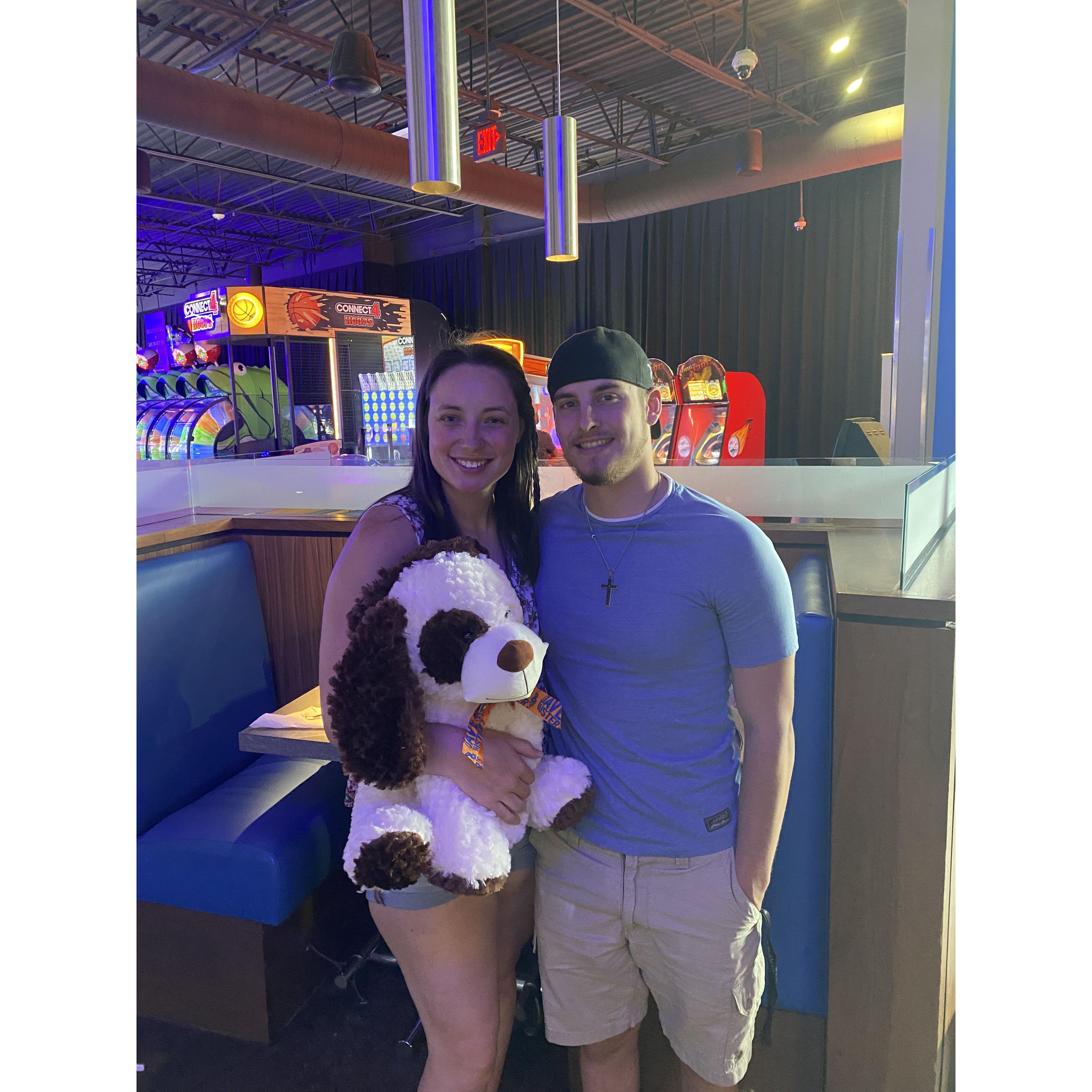 We went to Dave and Busters the day before Kelly took her NCLEX.