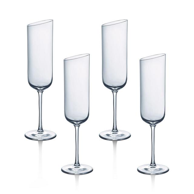 Villeroy & Boch New Moon Flute Champagne Glasses, Set of 4