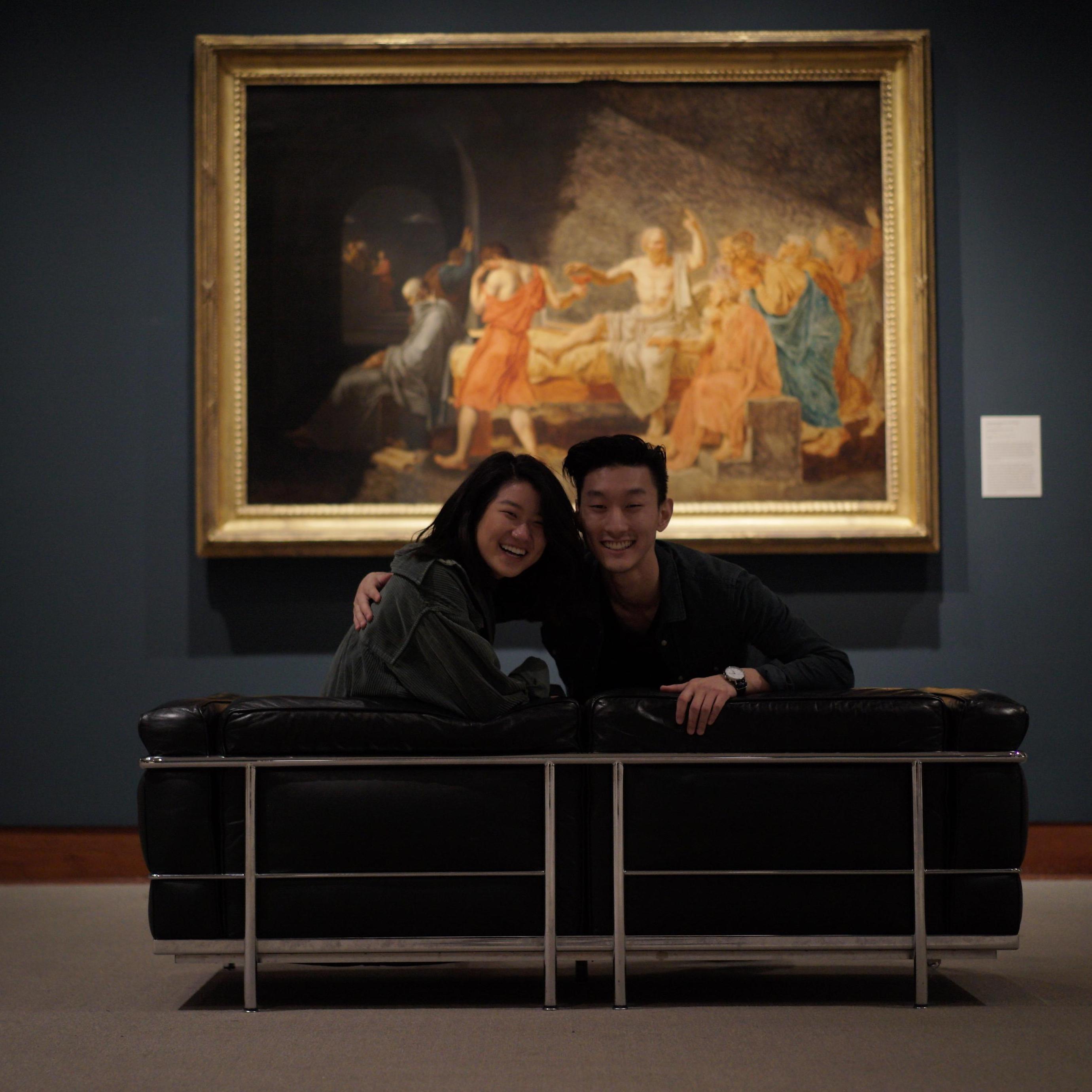 this was our first date at the princeton art museum