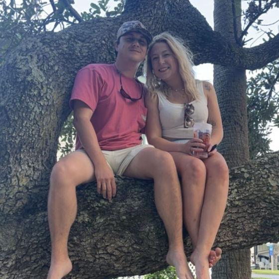 The first picture we ever took on our first trip to Tybee together in 2023! The woman who took this also took a picture on her phone for herself to keep before we handed her our phone!
