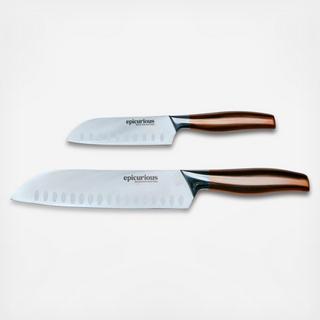 2-Piece Santoku Knife Set
